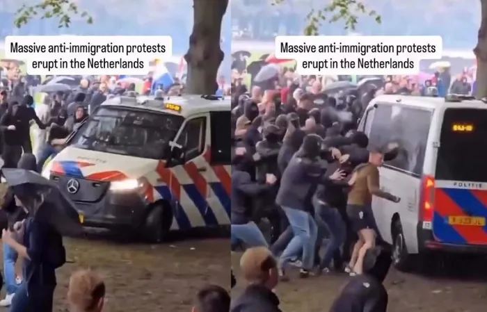 Massive anti-immigration protests in the Netherlands
