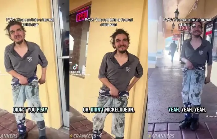 Former child actor found looking like a homeless crackhead