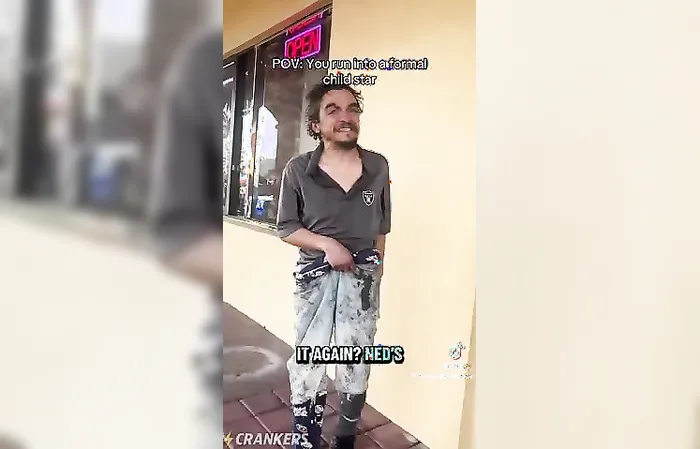 Former child actor found looking like a homeless crackhead