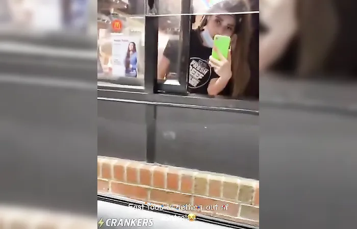 McDonald's chick ain't taking any nonsense