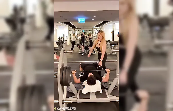 Gym bro took the deepest breath of his life
