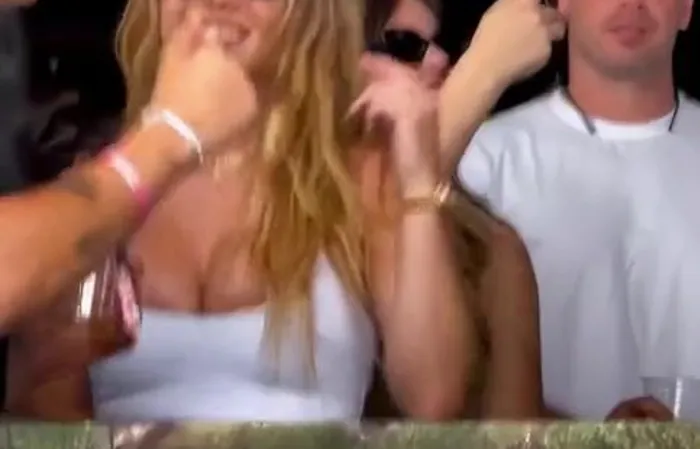 Just Sydney Sweeney out having a good time
