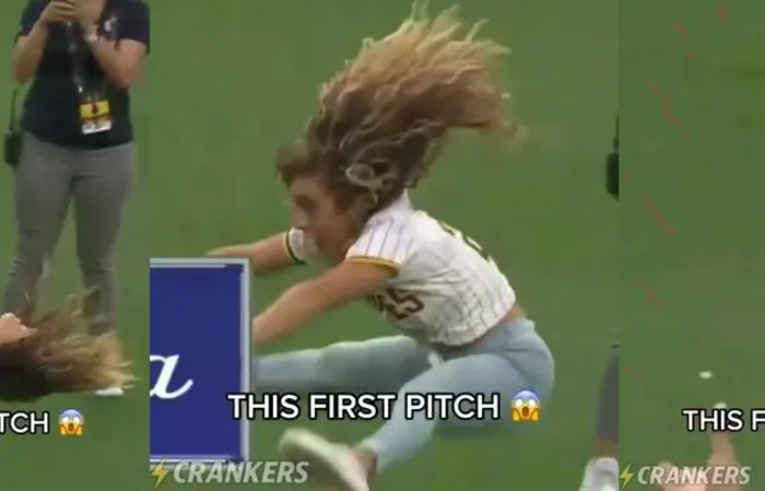 Kent Murphy - This will go down as the BEST first pitch ever ????