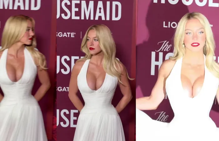 Sydney Sweeney at the "The Housemaid" premiere in LA