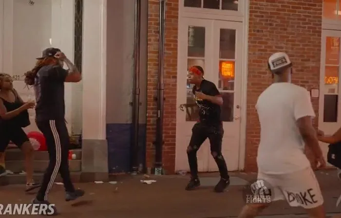 TX Street Fights - Fight breaks out Bourbon Street New Orleans LA #fight #brawl #police