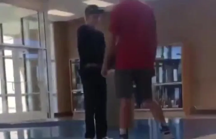 FIGHT NIGHT - WARNING GRAPHIC: this elbow could have ended fatally