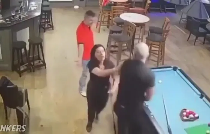 K.O. Fights - Drunk guy grabs wife's a in front of husband and gets what he deserves.