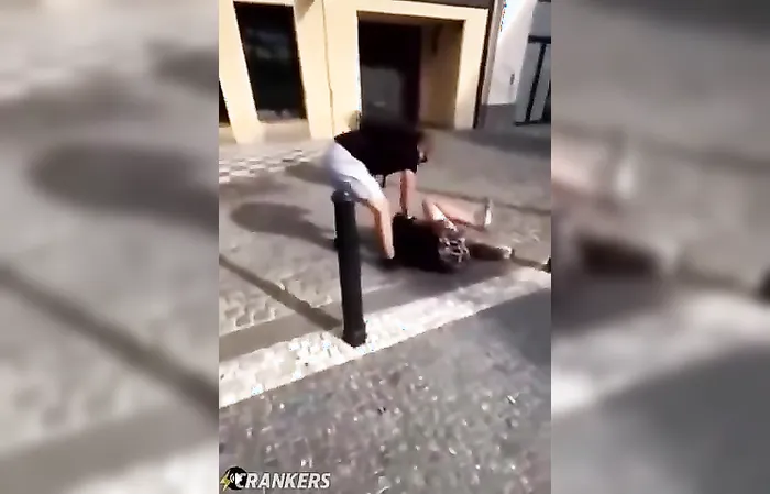Fights Bro - Guy attacks a pregnant woman for no reason, and karma hit him quick!