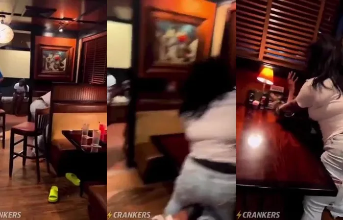 Amiri King - Can black people please stop beating the shit out of eachother everywhere they go? Imagine trying to enjoy a steak and having to put up with this