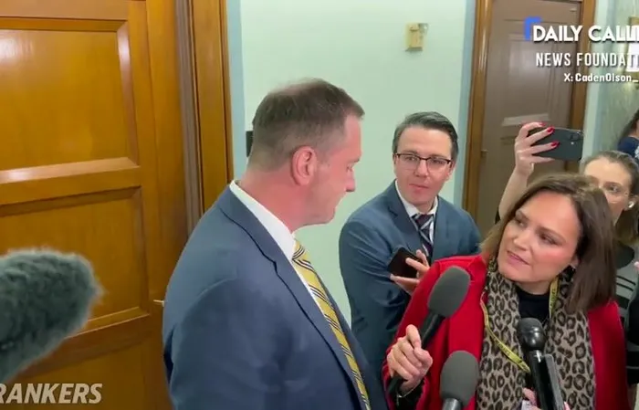 Daily Caller - ????WATCH: Sen. @Eric_Schmitt CLAPS BACK at reporter. REPORTER: If you can seize an oil tanker without killing anyone, shouldn't that have been the way that these fishing