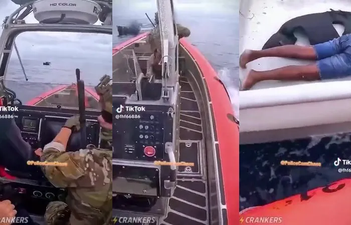 SaltyGoat - Why can't the U.S. military leave these poor fisherman alone? It looks like they've already got their catch cleaned and neatly boxed up while out there on the