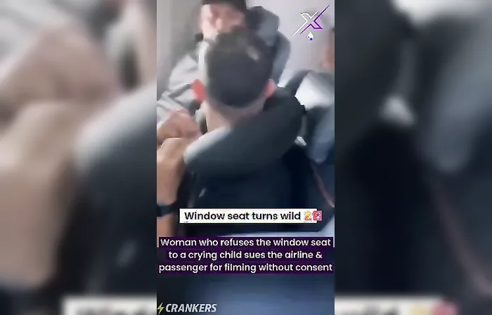 Breaking911 - A woman who refused to give up the window seat she paid for to a crying child went viral, faced online backlash, and is now suing both the