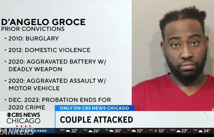 Repeat offender sideswipes elderly couple, then beat the husband