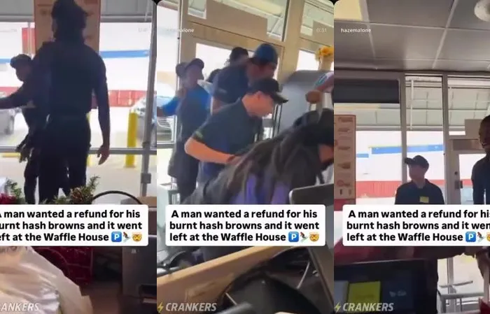 Guy wanted refund for burnt hash browns, ended up fighting the Waffle House staff