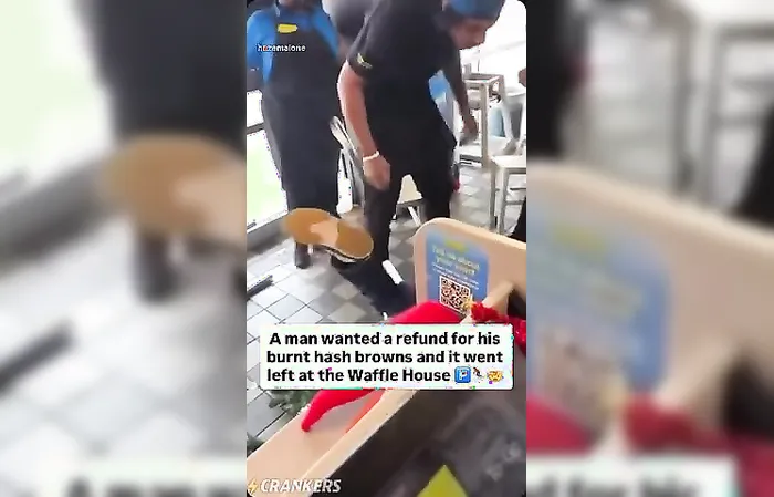 Guy wanted refund for burnt hash browns, ended up fighting the Waffle House staff