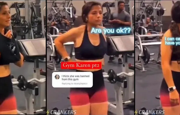 TikToker tried to cause a scene at the gym