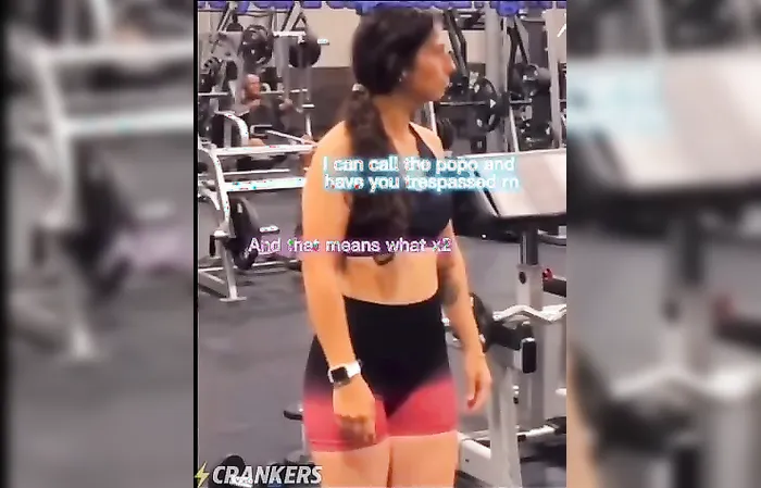 TikToker tried to cause a scene at the gym