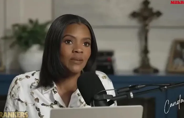 Candace Owens accidentally reveals lawyer's address when reading tip on Egyptian plane landing in Delaware