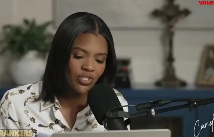 Candace Owens accidentally reveals lawyer's address when reading tip on Egyptian plane landing in Delaware