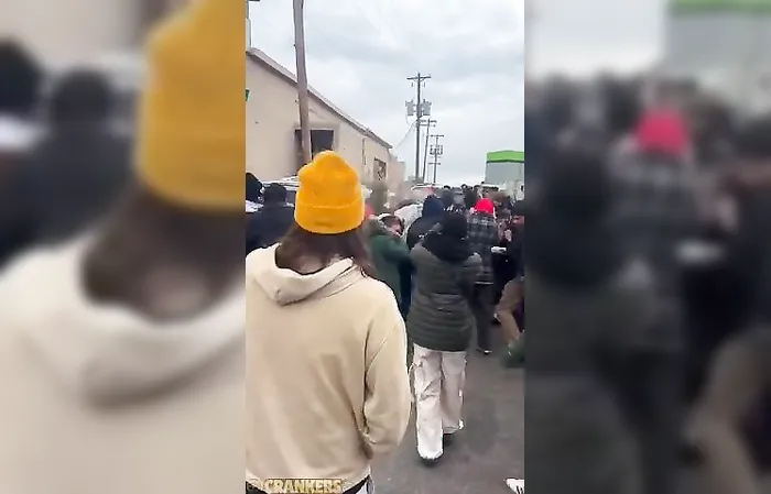 ICE pepper sprayed protesters right in the face