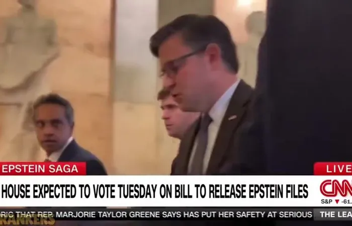 Jasmine Crockett says Mike Johnson is 'full of sh*t' after Epstein file statement