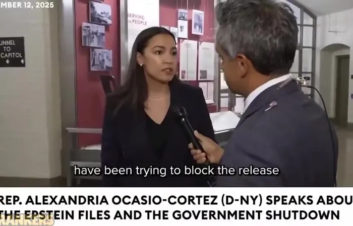 AOC proves how stupid she is when talking about Jeffrey Epstein