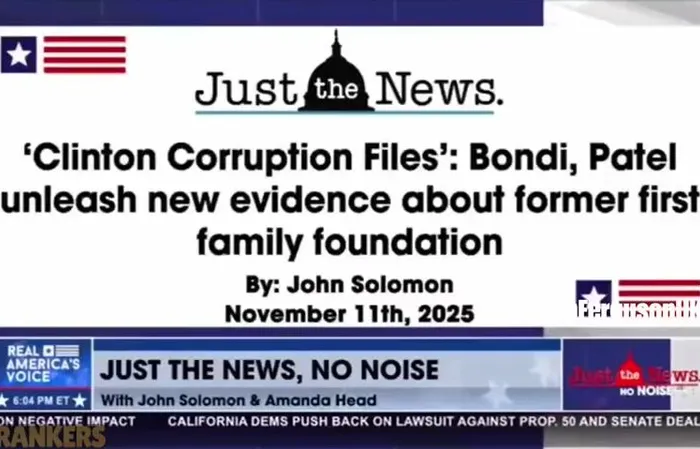 RUMOR: Pam Bondi and Kash Patel might reveal massive Clinton Foundation bombshell