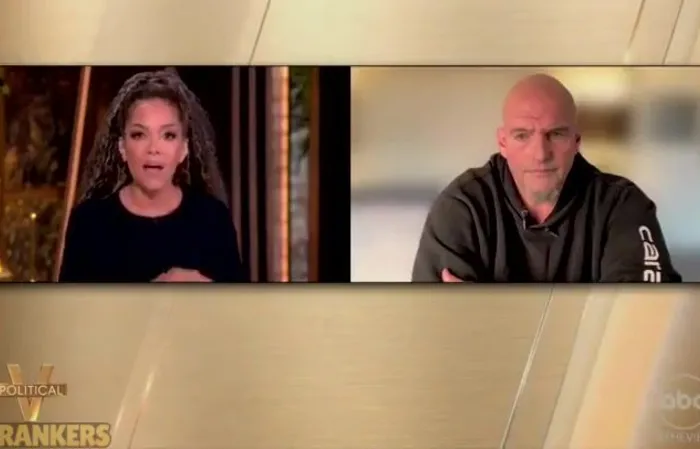 John Fetterman won't take Sunny Hostin's lecture on government opening votes