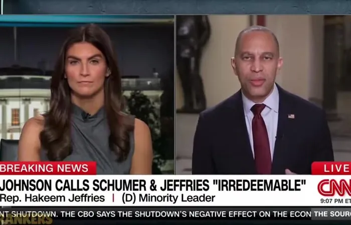 Busted: Kaitlan Collins Exposes Hakeem Jeffries’ Shutdown Lie