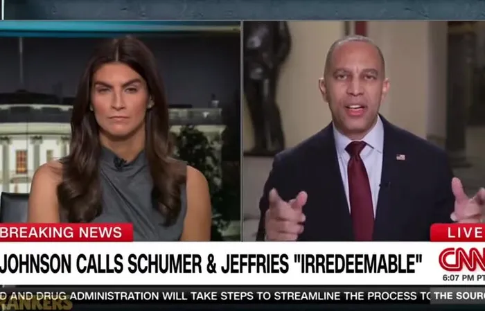 Busted: Kaitlan Collins Exposes Hakeem Jeffries’ Shutdown Lie