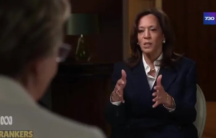 Answer the question! Australian Anchor Won’t Let Kamala Slide