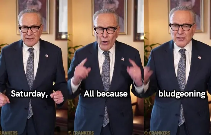 Chuck Schumer Goes Off the Rails, Delivers Rabid Rant Aimed at Trump