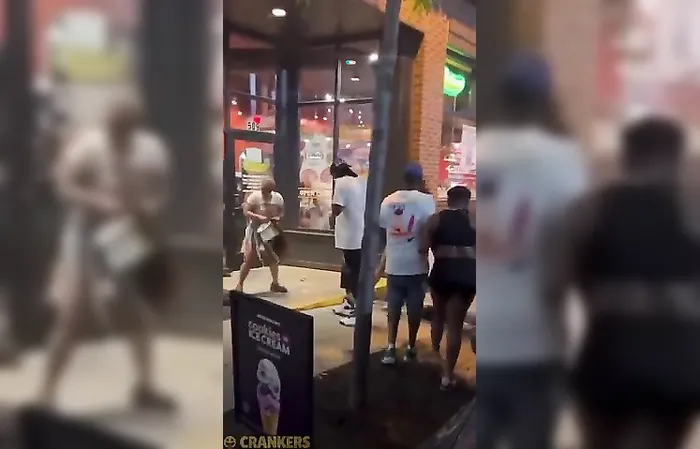 Officer Steps In to Stop a Brawl and Accidentally Becomes the Funniest Part of the Video