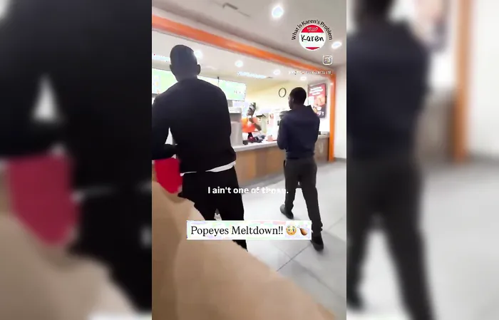 Woman loses it at Popeye’s chicken, throws massive tantrum