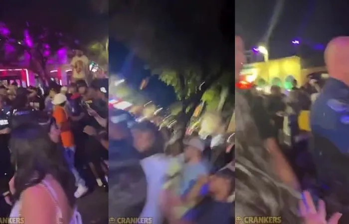 Texas policeman knocks out a illegal immigrant harassing officers