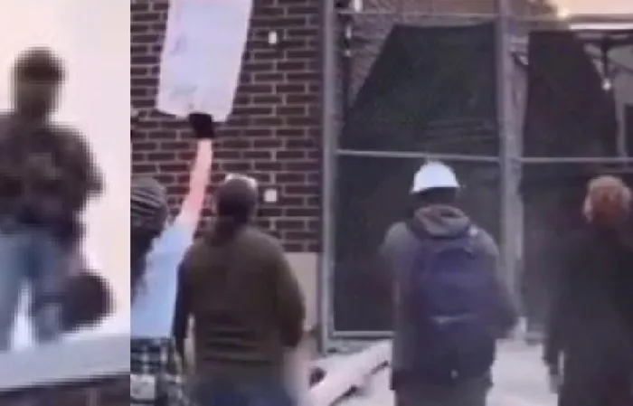 Guy told to stay off federal property takes ICE pepper ball to the head