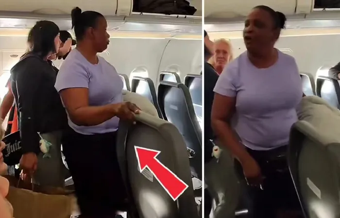 Woman refuses to let passengers off the plane unless her daughter skips the line