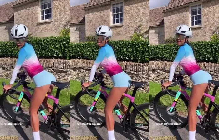Just going for a little ride on the bike