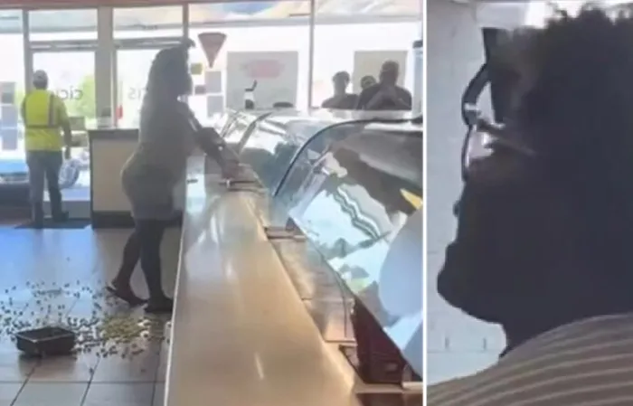 Woman destroys eatery when buffet isn't refilled fast enough