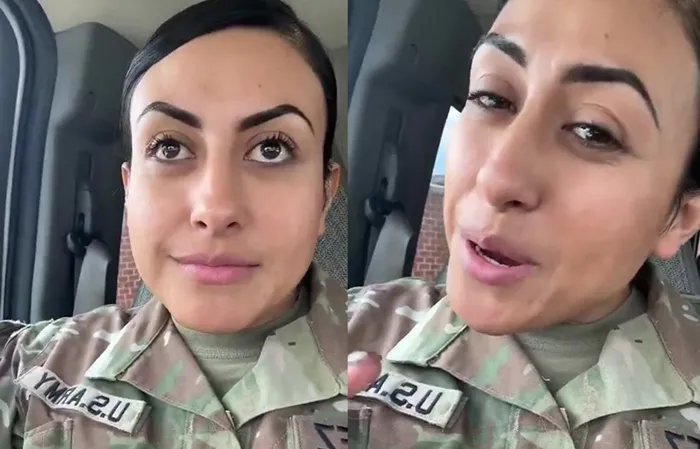Army chick slams the Secretary of War while in uniform — is this a violation?