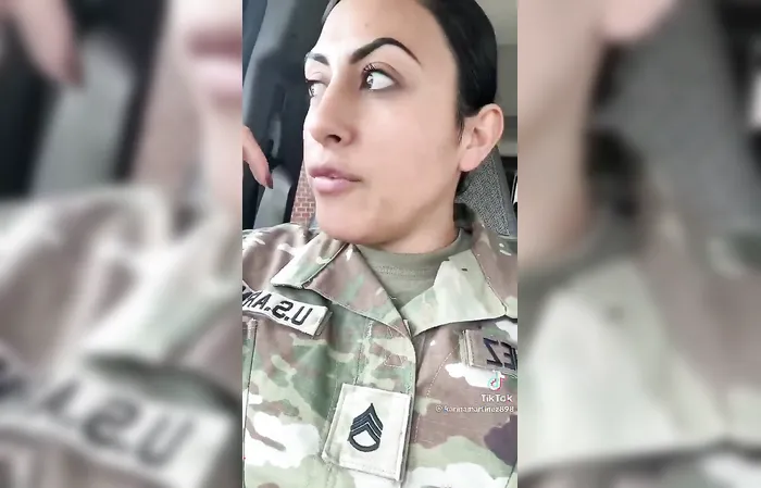 Army chick slams the Secretary of War while in uniform — is this a violation?