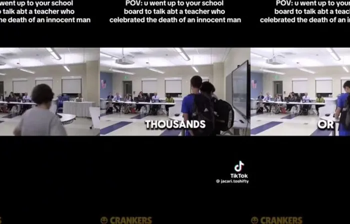Students attend board meeting to call out teacher who mocked Charlie Kirk death