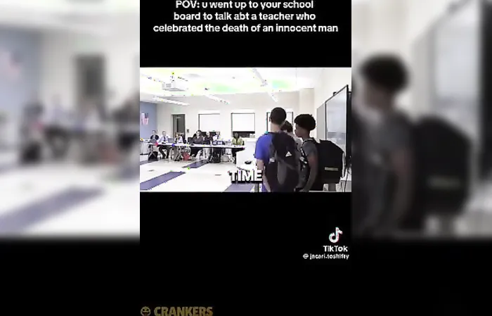Students attend board meeting to call out teacher who mocked Charlie Kirk death