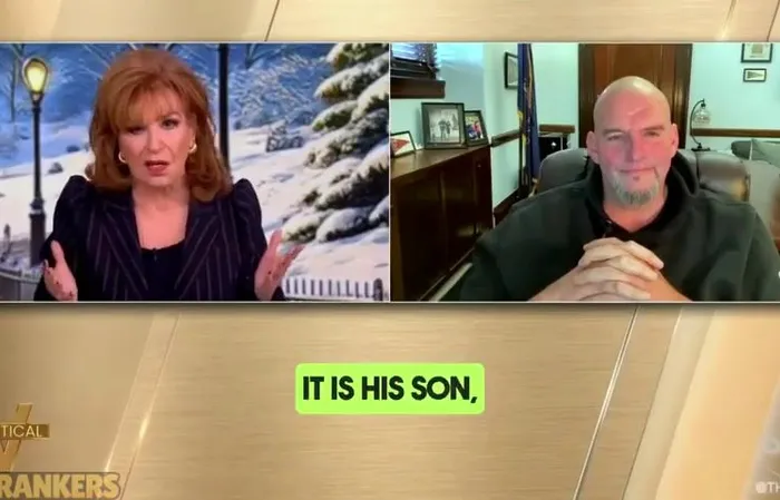 Behar visibly upset as Fetterman explains that Trump’s NY trial was politically motivated