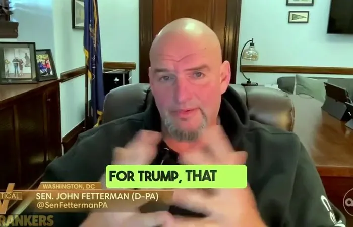 Behar visibly upset as Fetterman explains that Trump’s NY trial was politically motivated