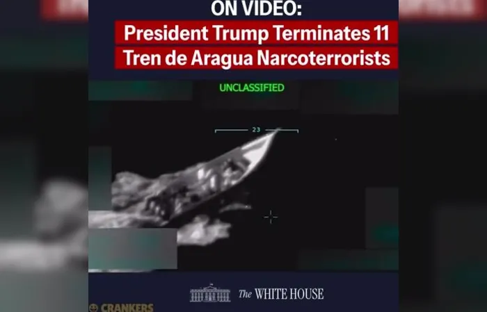 U.S. Military Forces blew up a drug boat, killing 11 Narcoterrorists