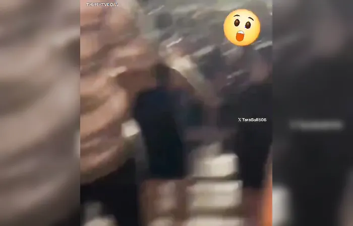 Police searching for man who beat a woman unconscious after accidentally spilling her drink on him