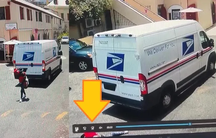 Postal work reversed over a man, then did nothing to help him