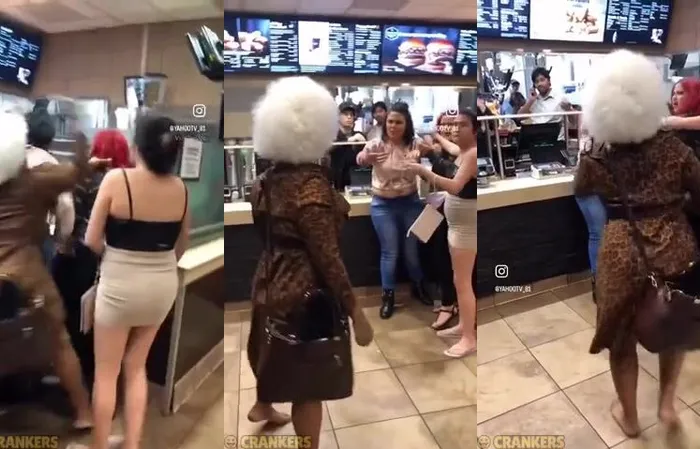 Woman instigates fight for no reason, has friend record it