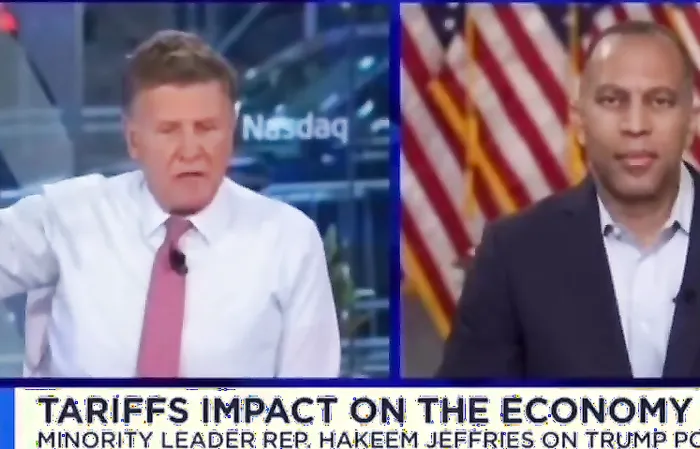 CNBC host Joe Kernan leaves Hakeem Jeffries speechless